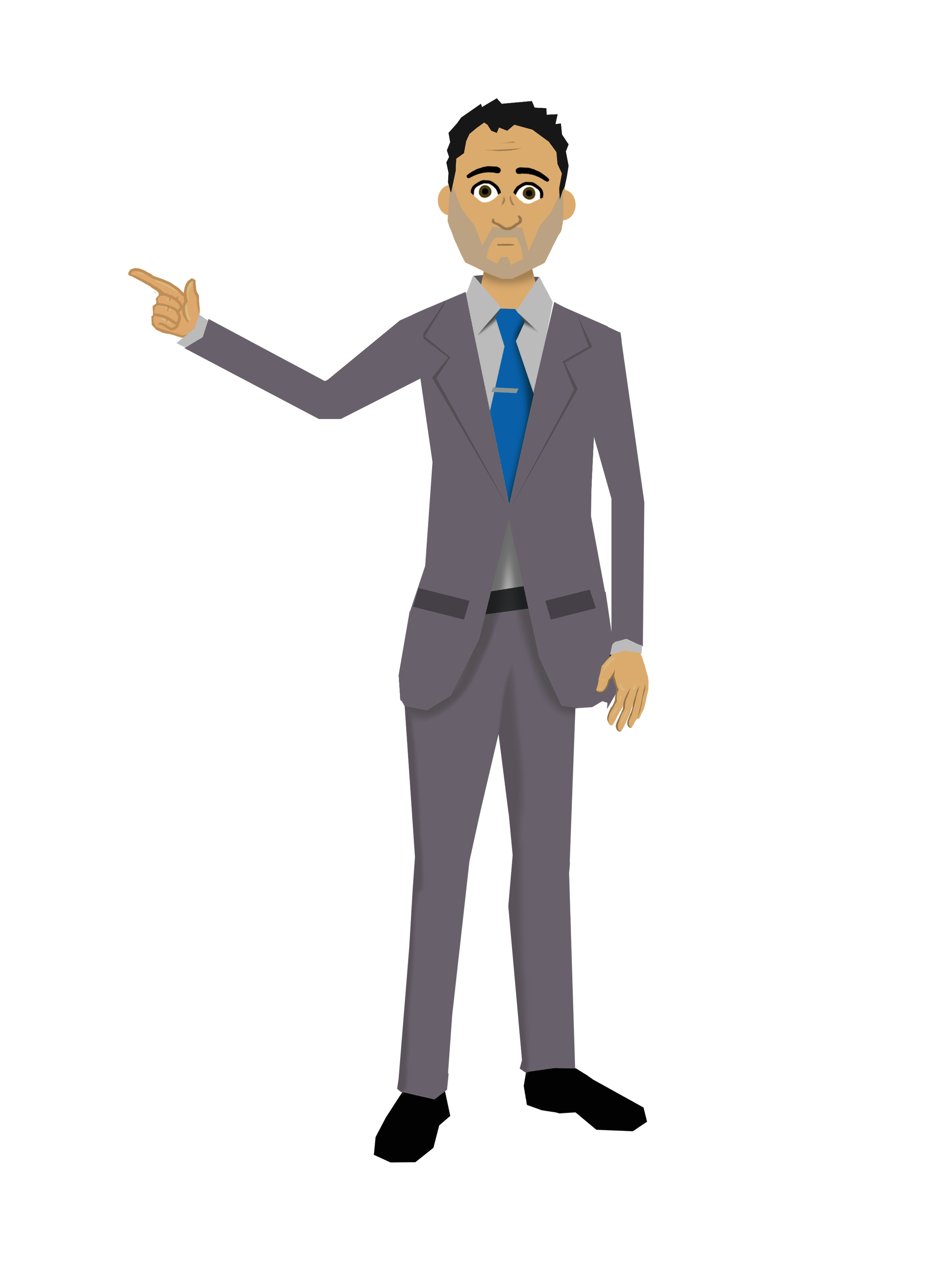 32 man grey suit 1